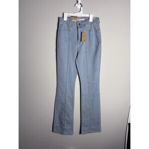 Levi's 725 High Rise Bootcut Jeans Women Light Wash 28x32 NWT Seam Detail